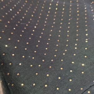 Black Shawl with traditional colorful smal gold dots