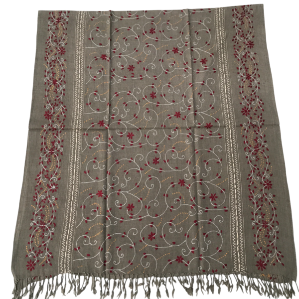 WOMEN BROWN SWATI WOOLEN SHAWAL